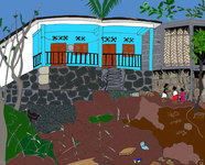 NYAMBADAO - maison bleue